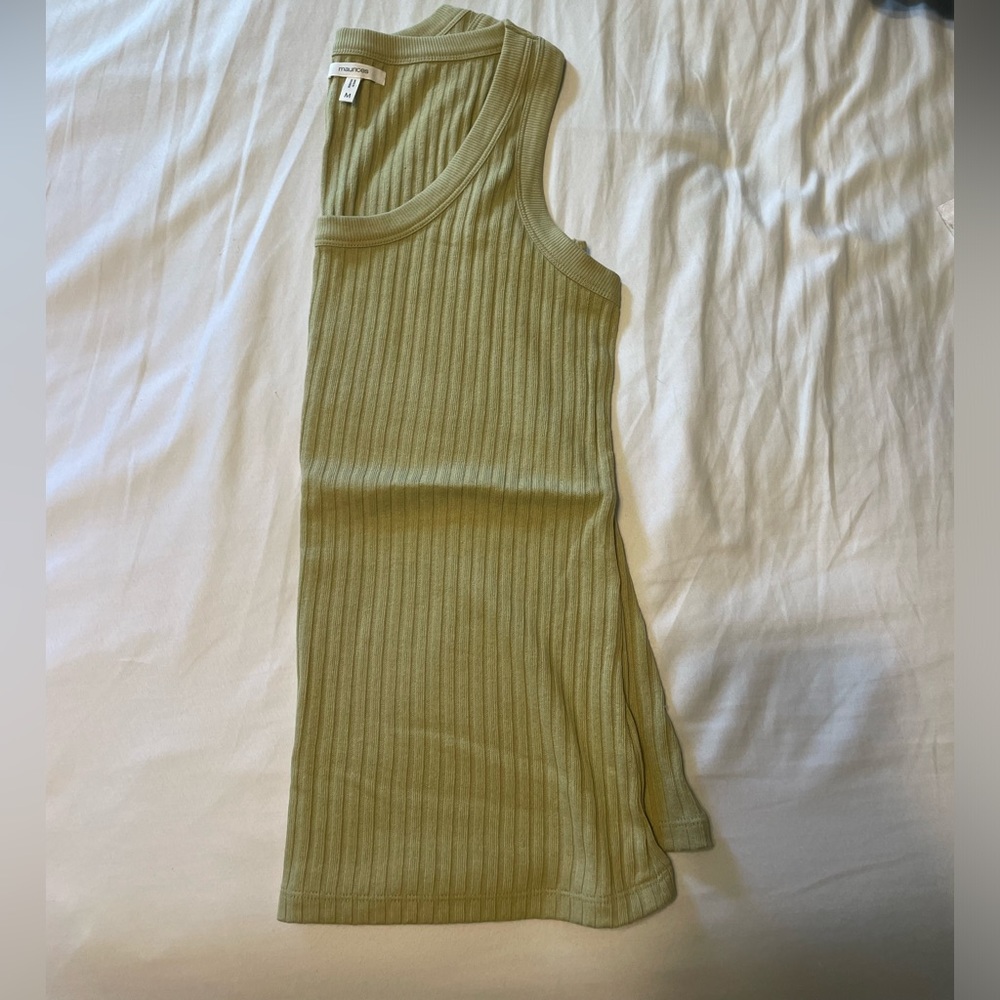 Green tank top